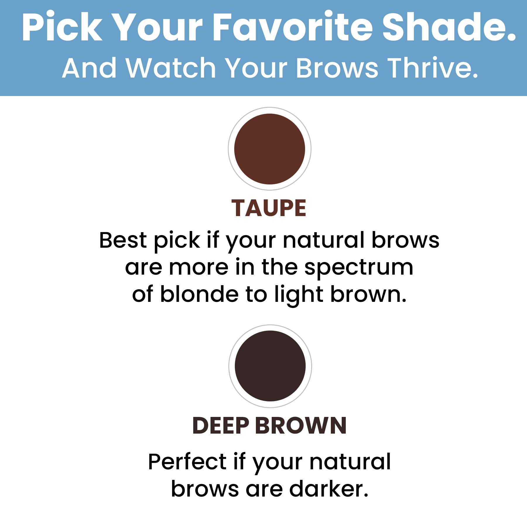 Prime Prometics PrimeBrow Complete spoolie closeup demonstrates even tint deposition.