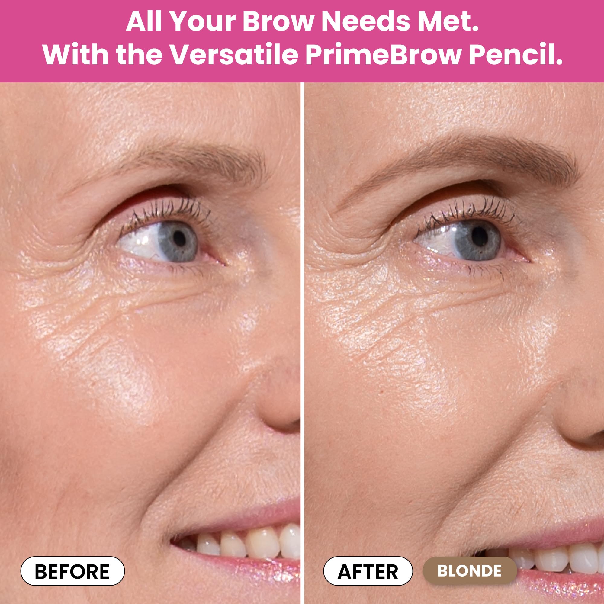 Prime Prometics PrimeBrow Pencil long-lasting wear stays put from morning to night.