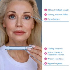 Prime Prometics PrimeLash lifts and defines lashes after two coats.