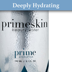 PrimePrometics PrimeSkin Beauty Water eye-makeup removal in action for gentle cleansing