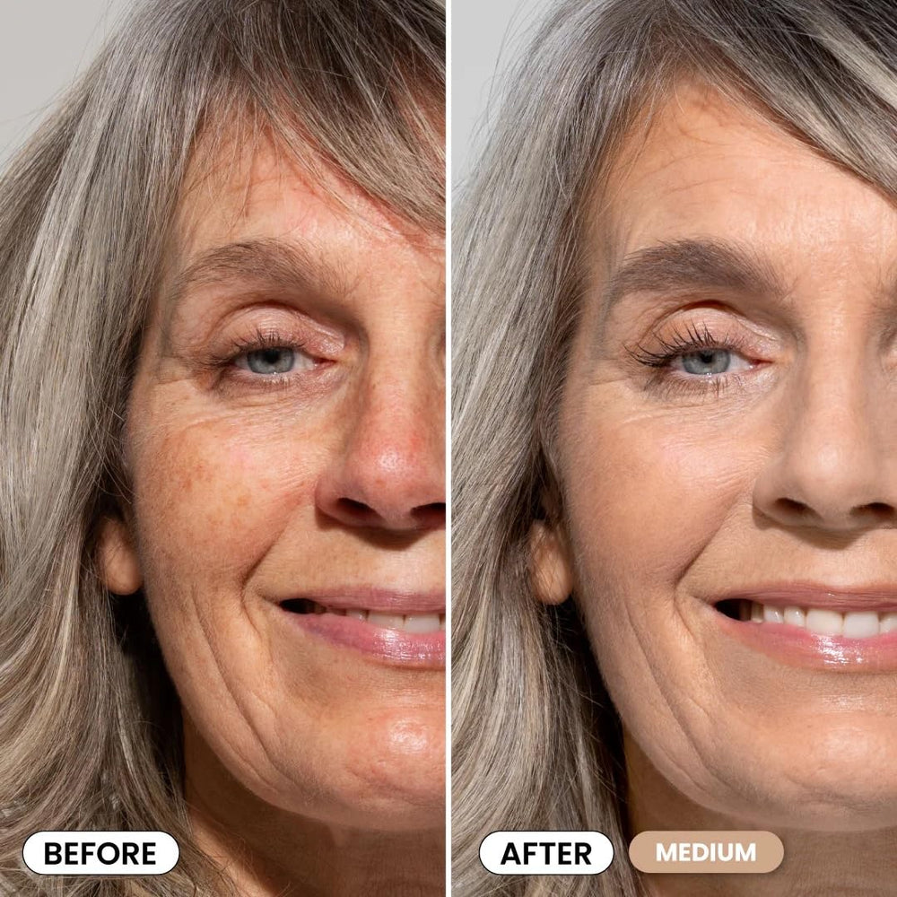 PrimePrometics PrimeSkin CC+ Cream application on skin shows seamless blend.