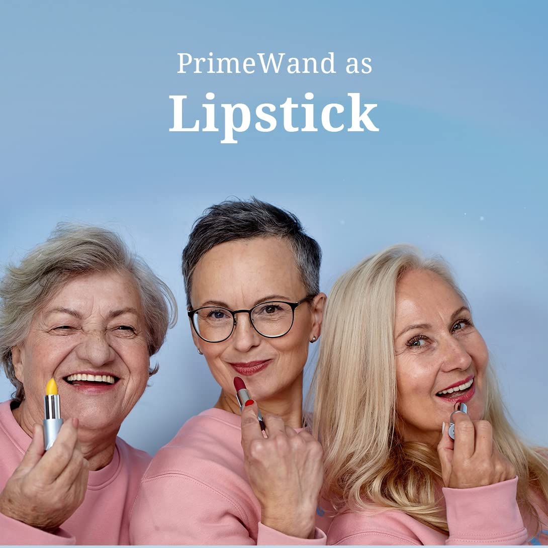Prime Prometics PrimeWand Pigment contour swipe defines the jawline with blendable finish