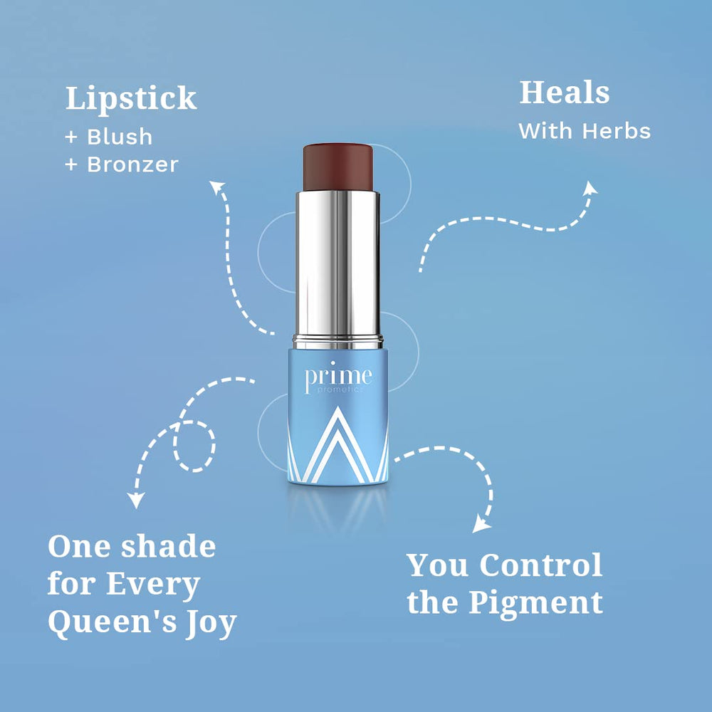 Prime Prometics PrimeWand Pigment packaging is compact and travel-friendly for quick touch-ups