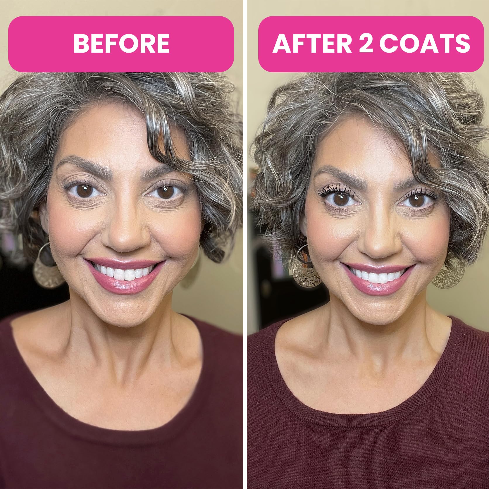 Prime Prometics Two-coats length delivers longer-looking lashes with volume.