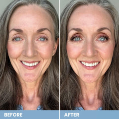 PrimeEyes inner-corner Brighten focuses light to visually open tired eyes.