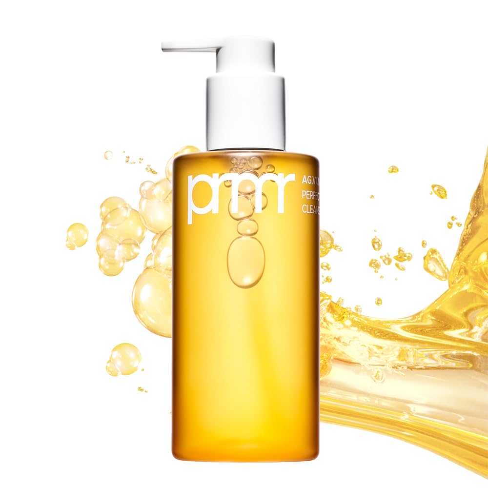 Primera PRMR Oil To Foam Cleanser bottle for daily makeup removal and gentle cleansing.