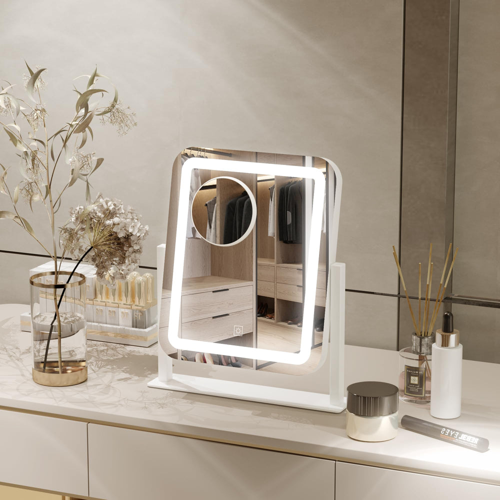 PRIMETEK vanity mirror aluminum frame ensures durable, sturdy daily use