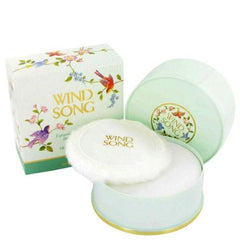 Prince Matchabelli Wind Song dusting powder bottle delivering light, floral fragrance for all-day freshness