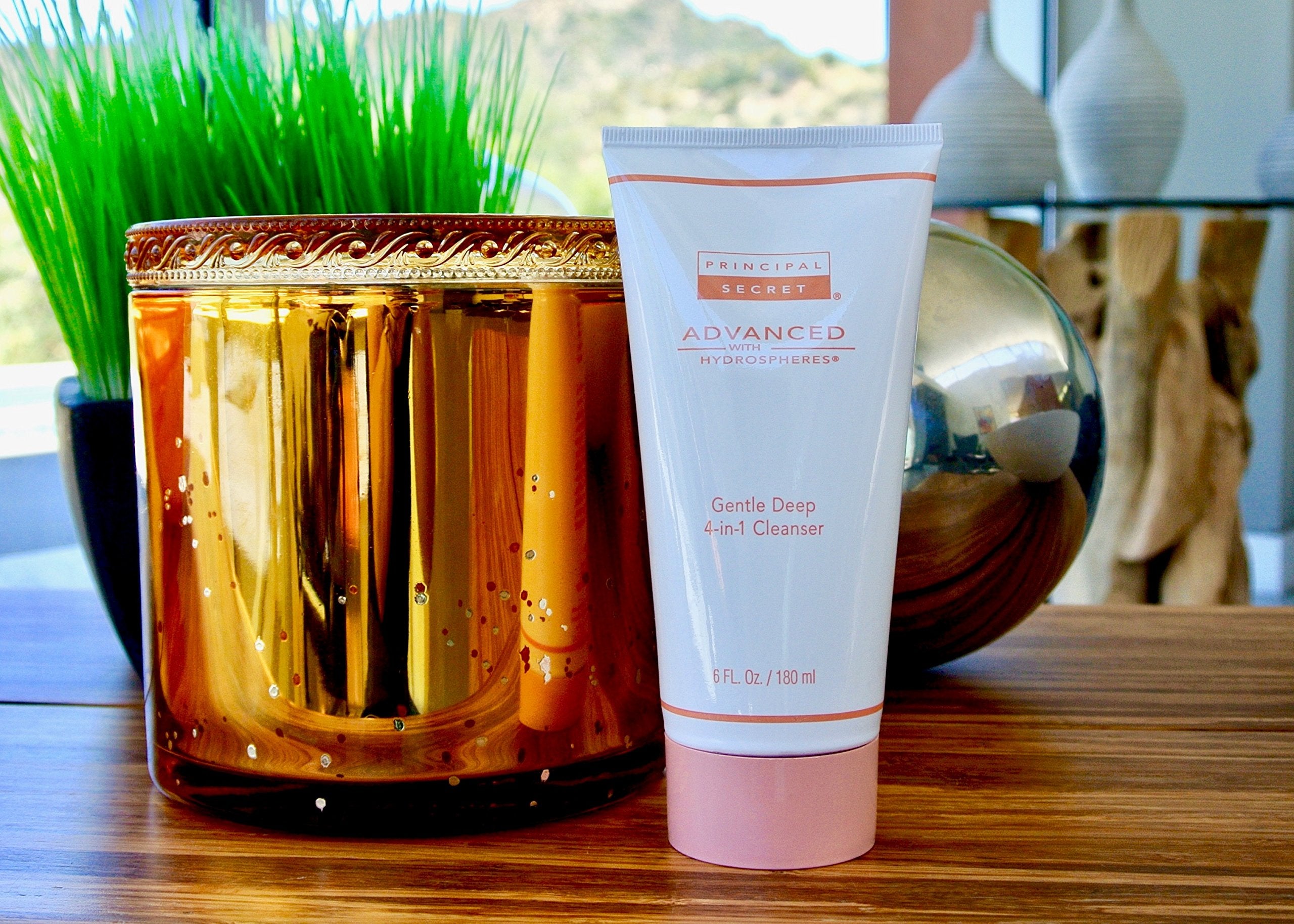 Principal Secret Advanced Gentle Deep 4-in-1 Cleanser eye-makeup-removal action supports easy cleansing during routines