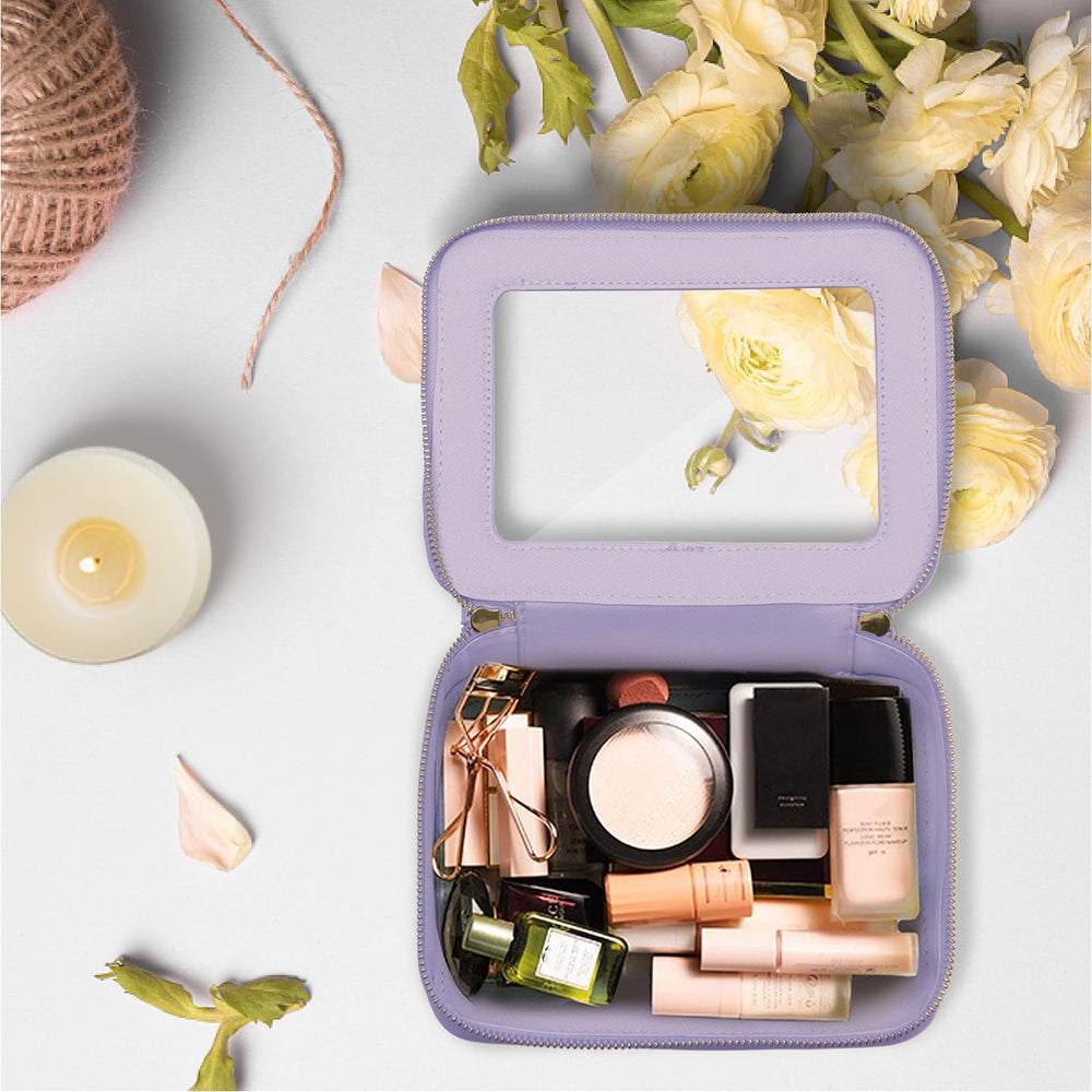 Prite cosmetics brush skincare organizer helps you grab essentials fast.