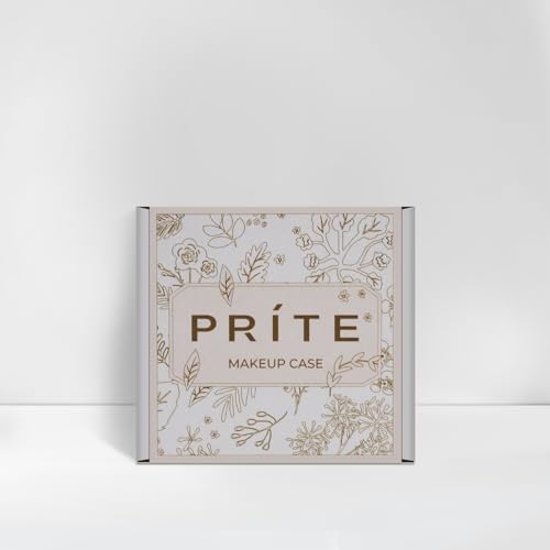 Prite gold zipper detail adds luxe vibe to makeup bag.
