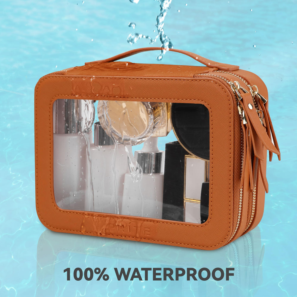 Prite transparent design enables quick item location during travel