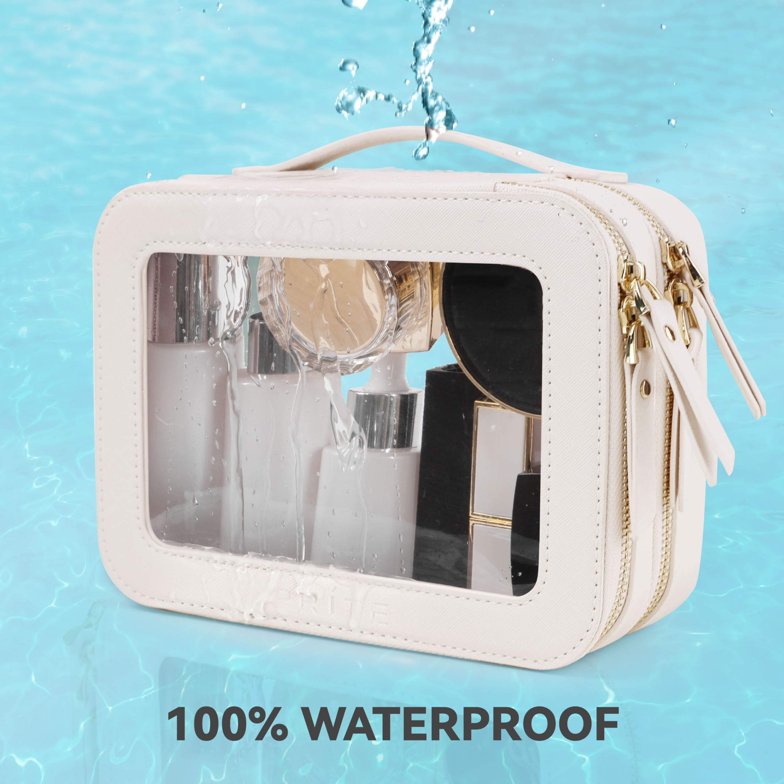 Prite transparent organizer helps quick item location during busy mornings
