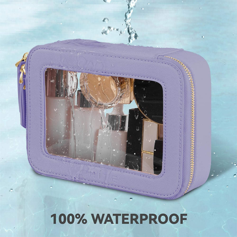 Prite transparent panel improves visibility for quick item access.
