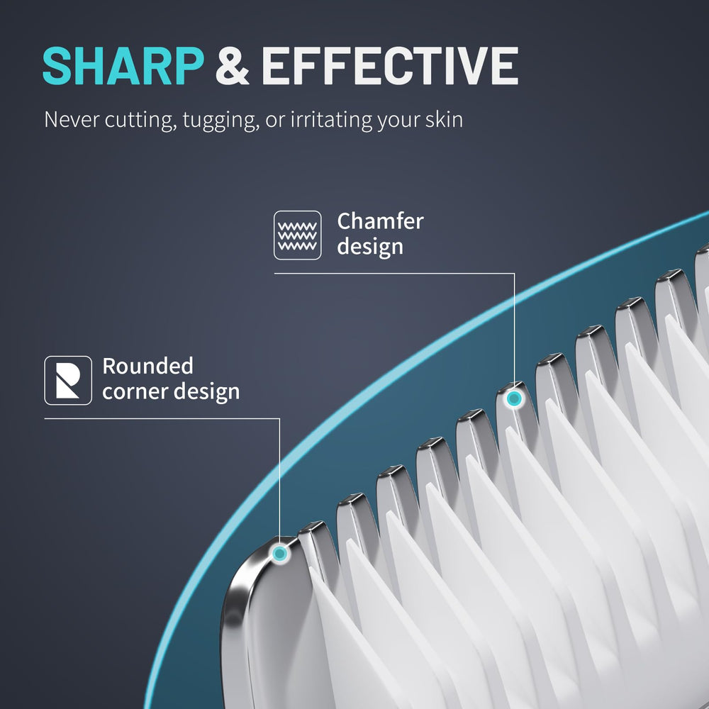 PRITECH trimmer for wet and dry use with easy shower cleanup