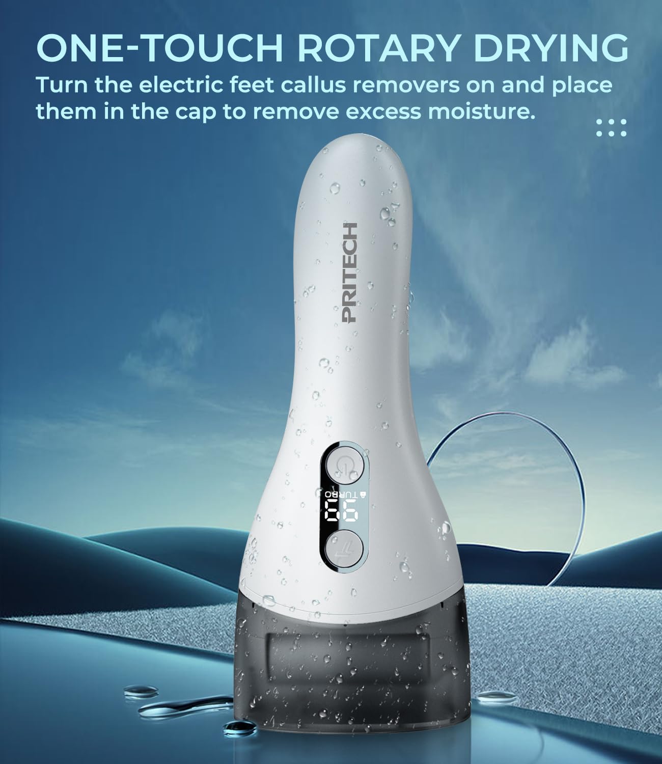 PRITECH Electric Callus Remover gift-ready packaging