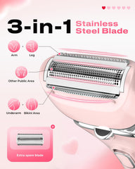 PRITECH razor near underarms provides precise close shave with curved blade for sensitive areas