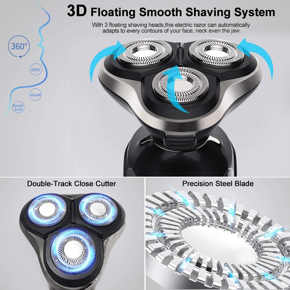 PRITECH electric shaver sideburns trimmer for clean lines