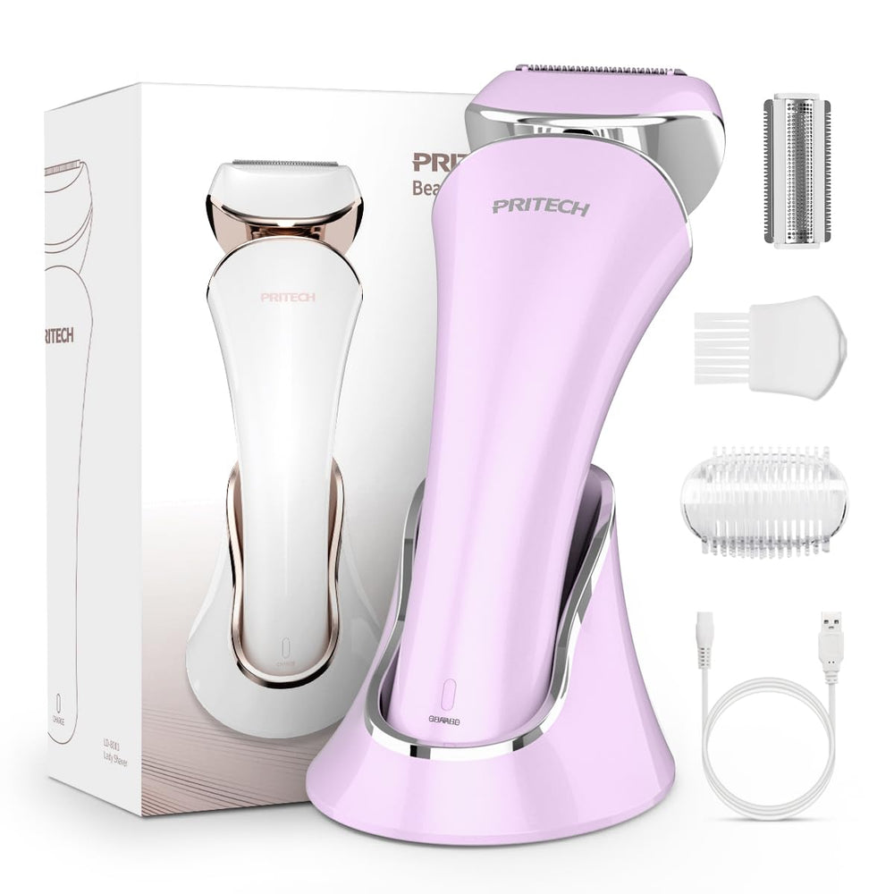PRITECH electric shaver for women legs close shave for smooth skin.