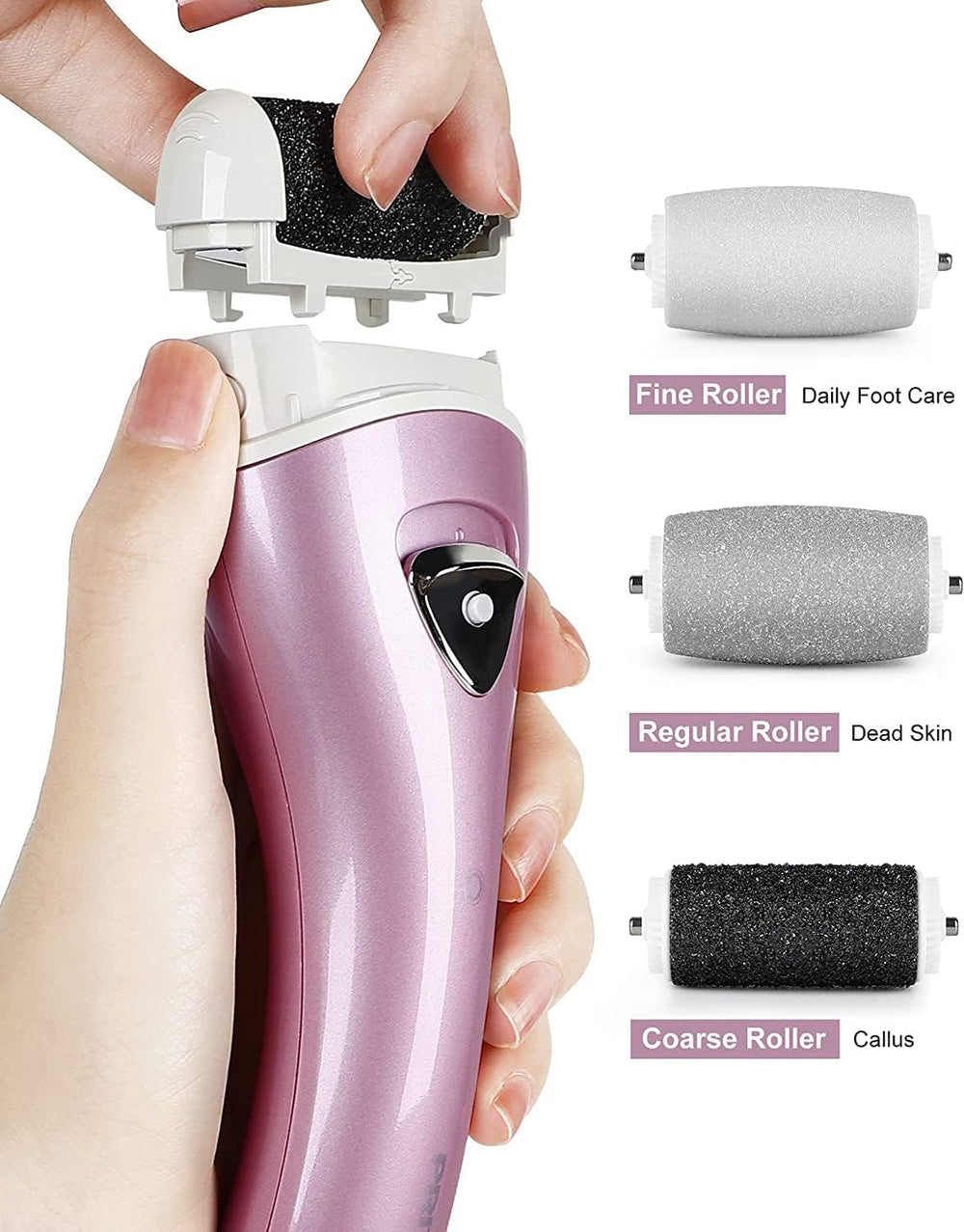 PRITECH foot callus remover waterproof rinse demonstrates easy cleaning after use.