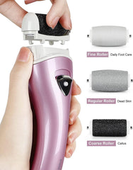 PRITECH foot callus remover waterproof rinse demonstrates easy cleaning after use.