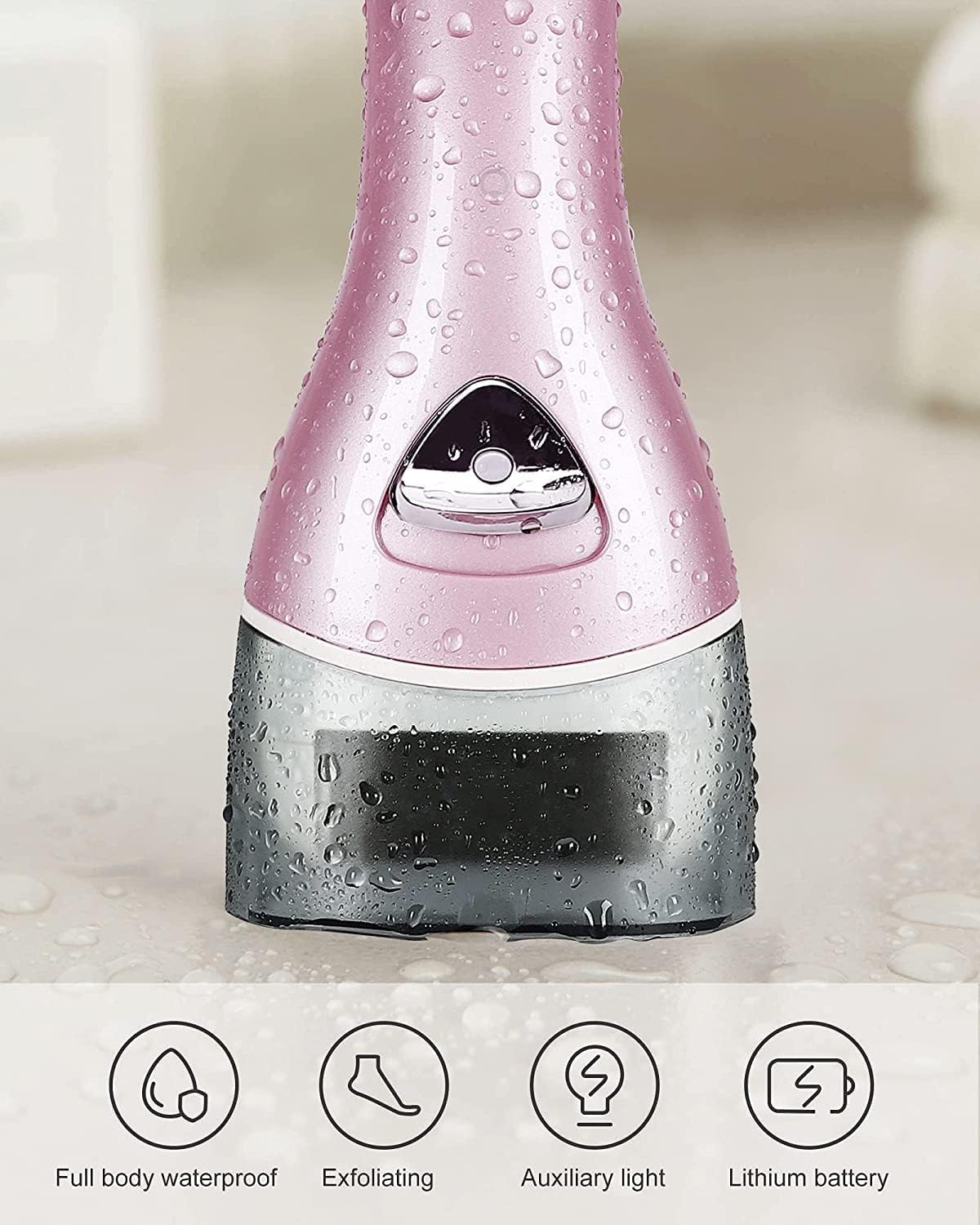 PRITECH foot scrubber works best after a warm bath for softened calluses.