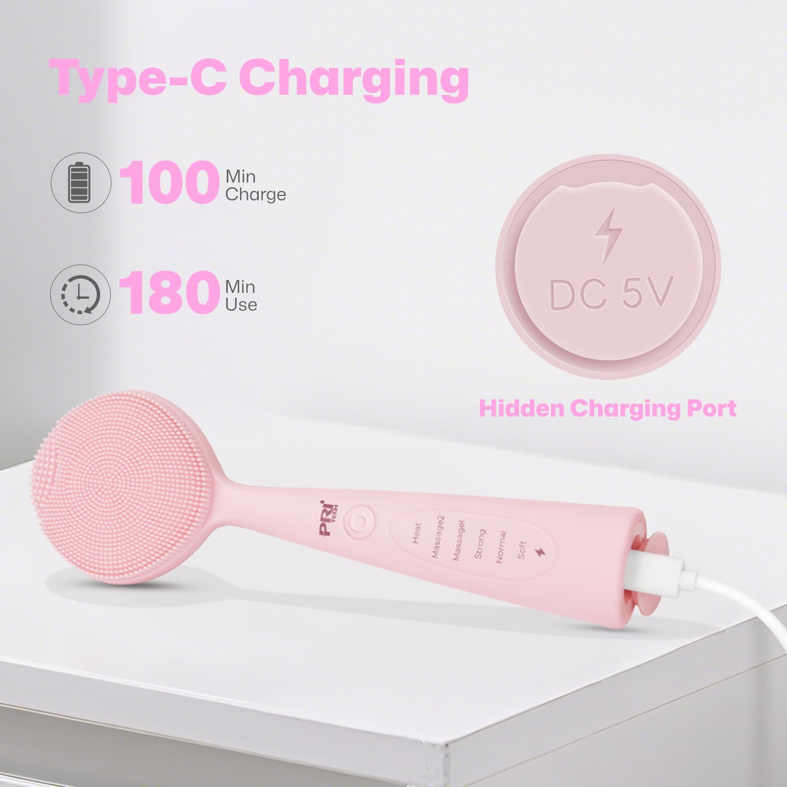 PRITECH rechargeable battery gives weeks of use per charge