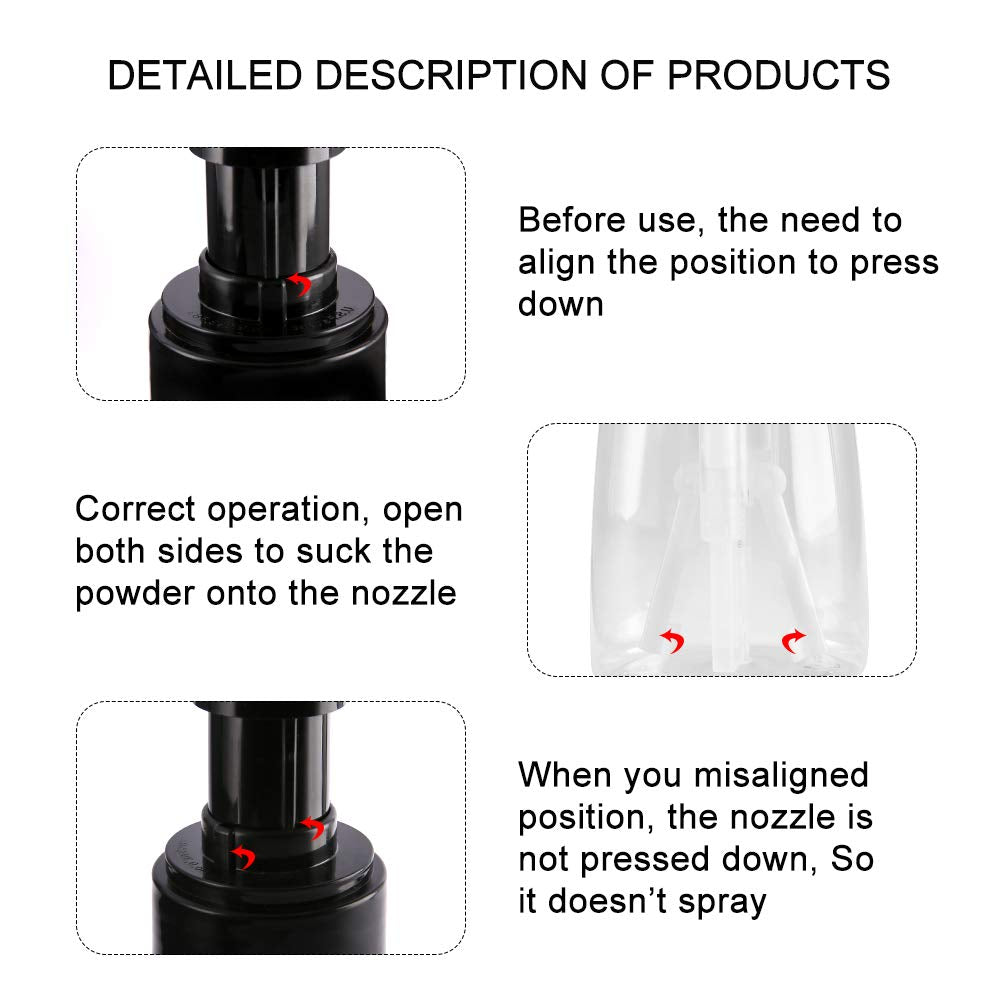 Pro Barber interior dispersion feature ensures efficient reach during precise application.
