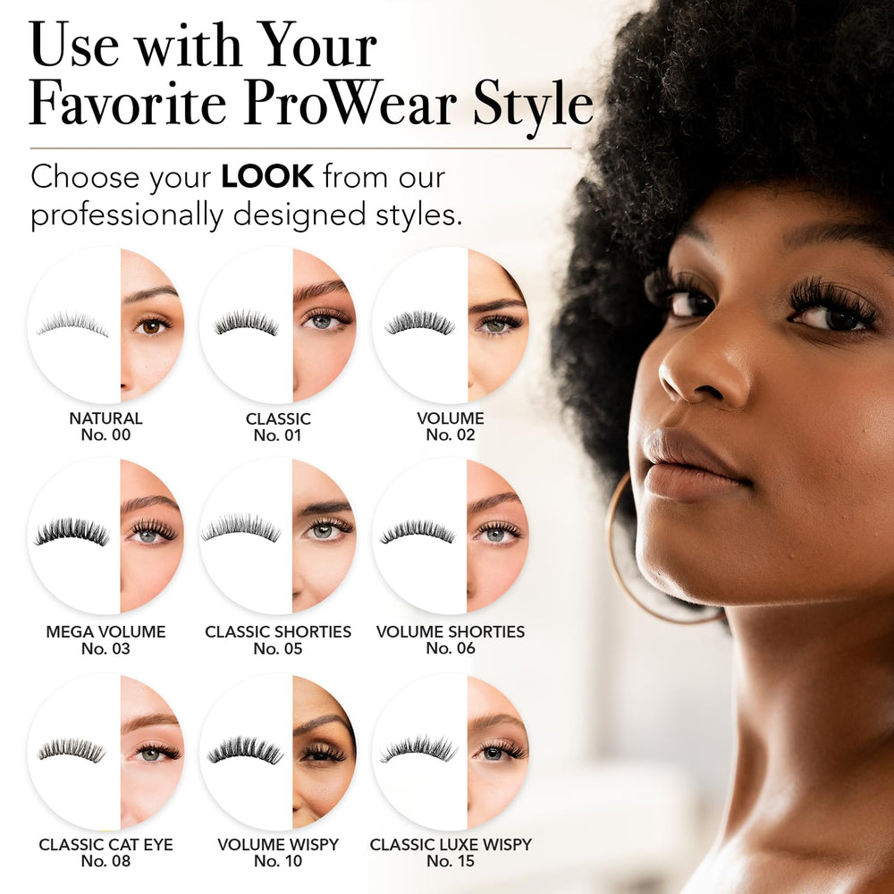 Pro Lash Dual Lock Adhesive allows gentle removal without lash damage