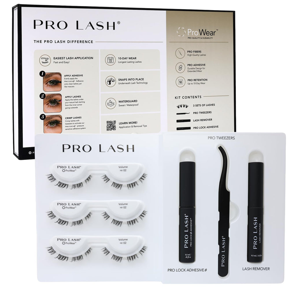 Pro Lash ProWear Starter Kit packaging signals an easy at-home lash upgrade.