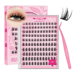 PRO LASHBEAUTY Fairy lash clusters 10-16mm ready for quick volume and mixed-length styling.