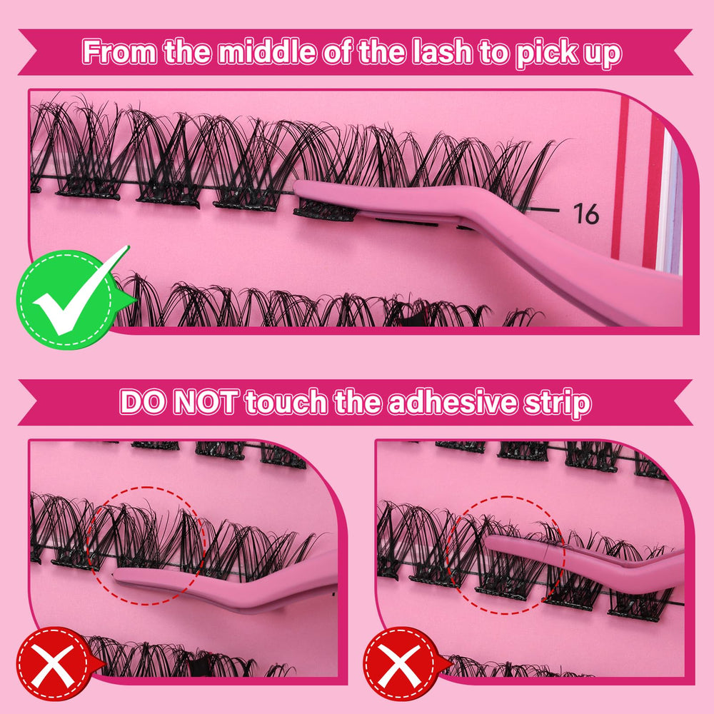 PRO LASHBEAUTY Reusable cluster lashes enable multiple wears for cost-effective beauty.
