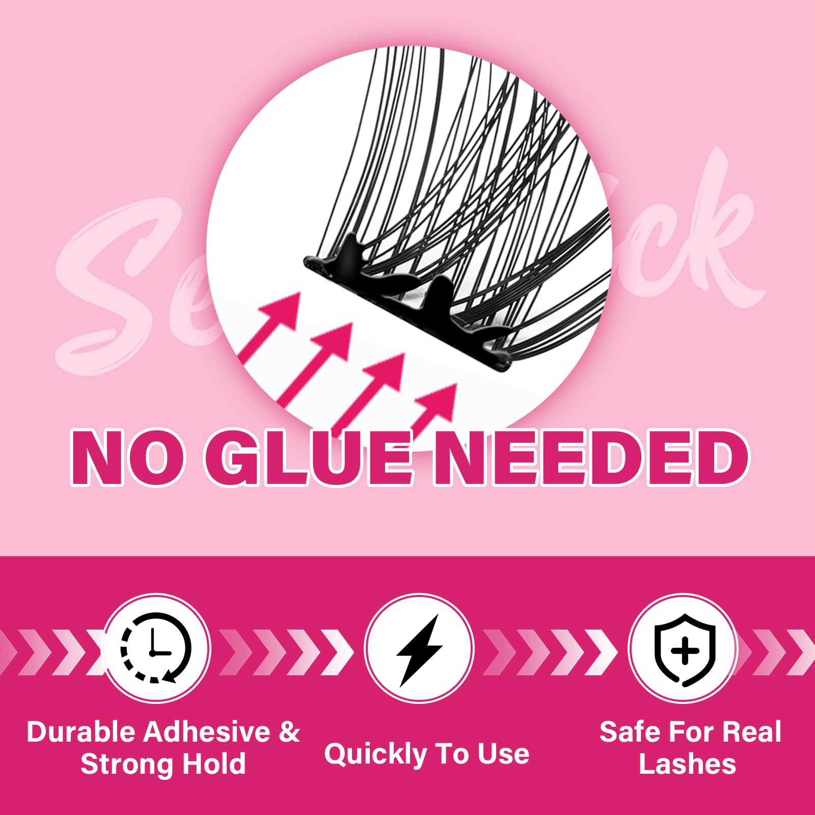PRO LASHBEAUTY Travel-ready lash kit fits in pouch for on-the-go touch-ups.