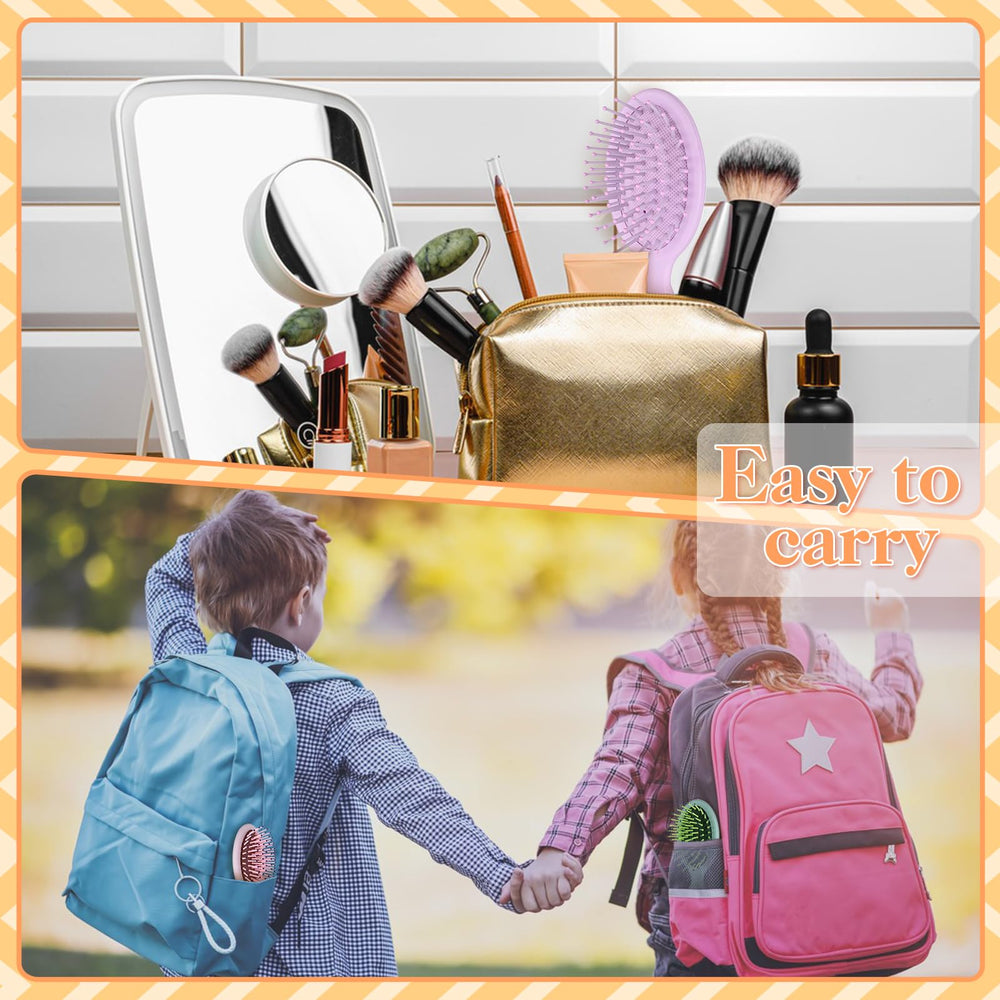 ProSuites mini hair brush kid hand-held, easy grip for children.