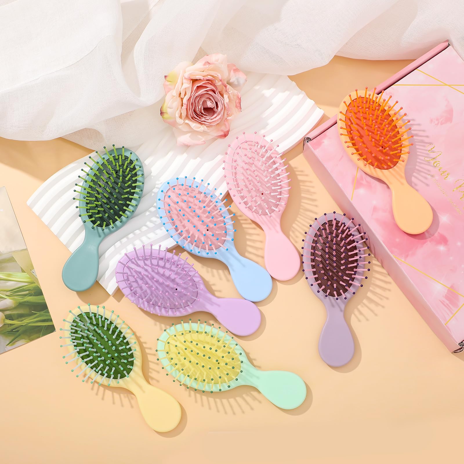 ProSuites mini hair brush packaging display ready for gifting.