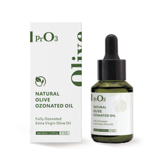 PrO3 fully ozonated oil bottle for daily skin nourishment.