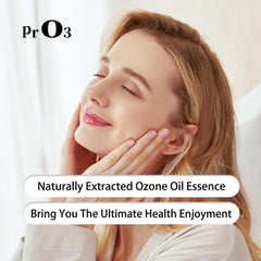 PrO3 peroxide-value ozonated oil showing stable, smooth texture