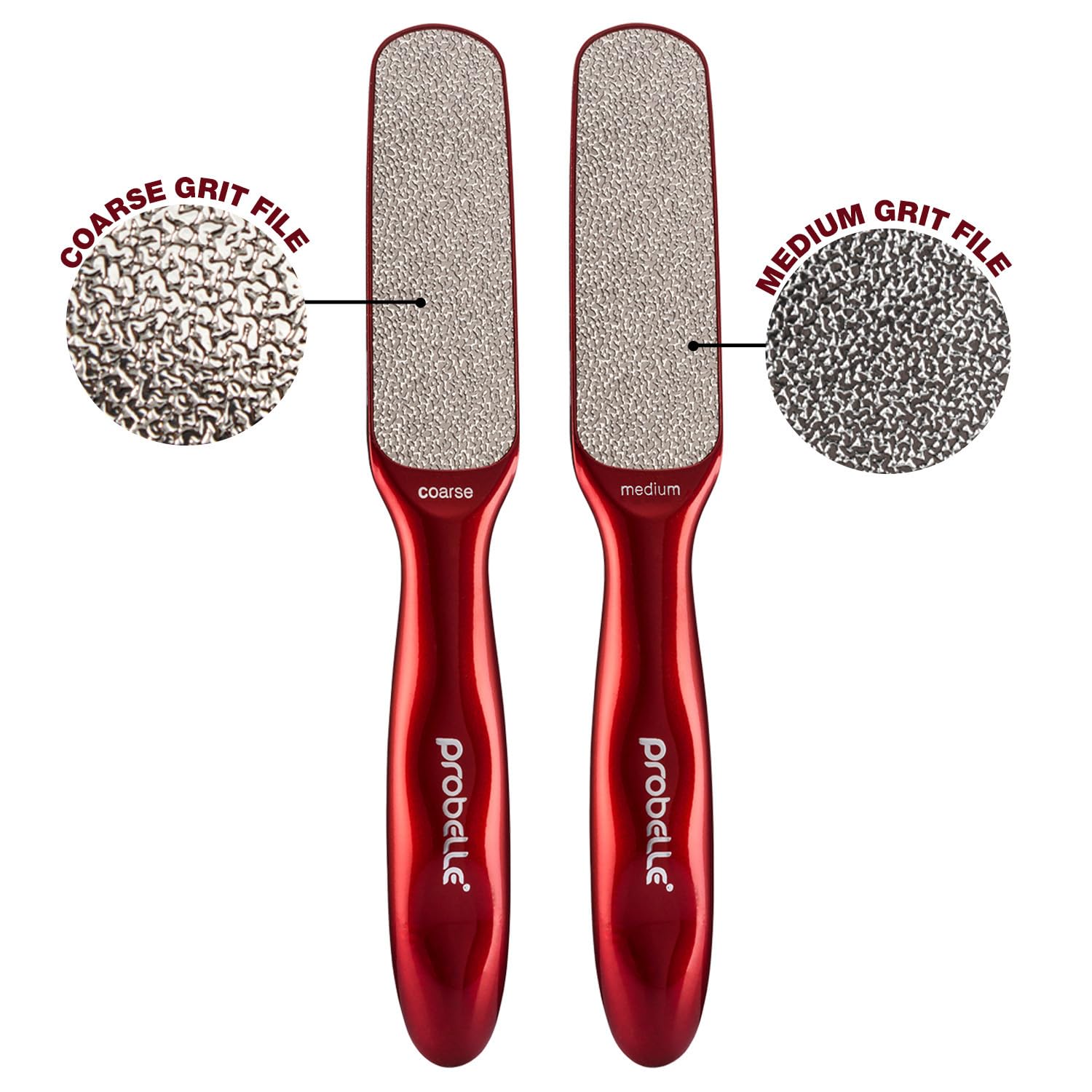 Probelle after-use shot shows softer, smoother feet and reduced roughness.
