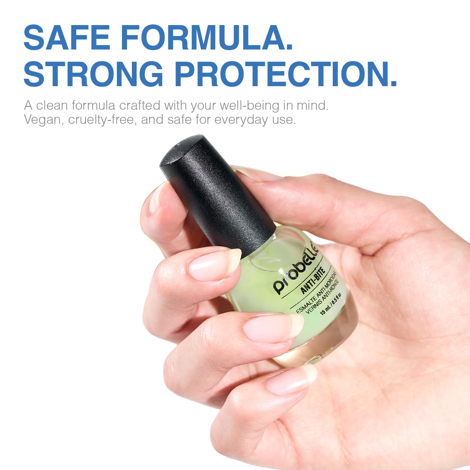 Probelle Anti-Bite for adults showcases discreet at-home use.