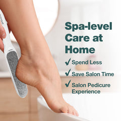 Probelle foot file handle detail highlights balanced grip.