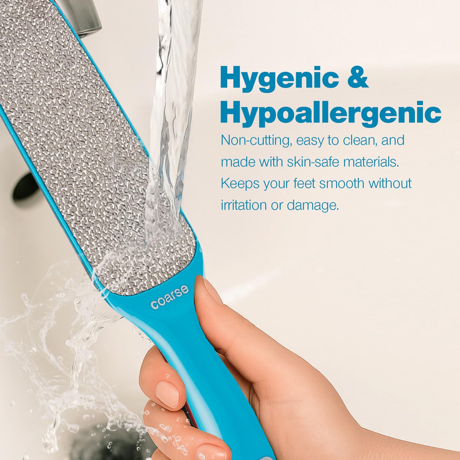 Probelle hypoallergenic material closeup emphasizes gentle contact and easy cleaning