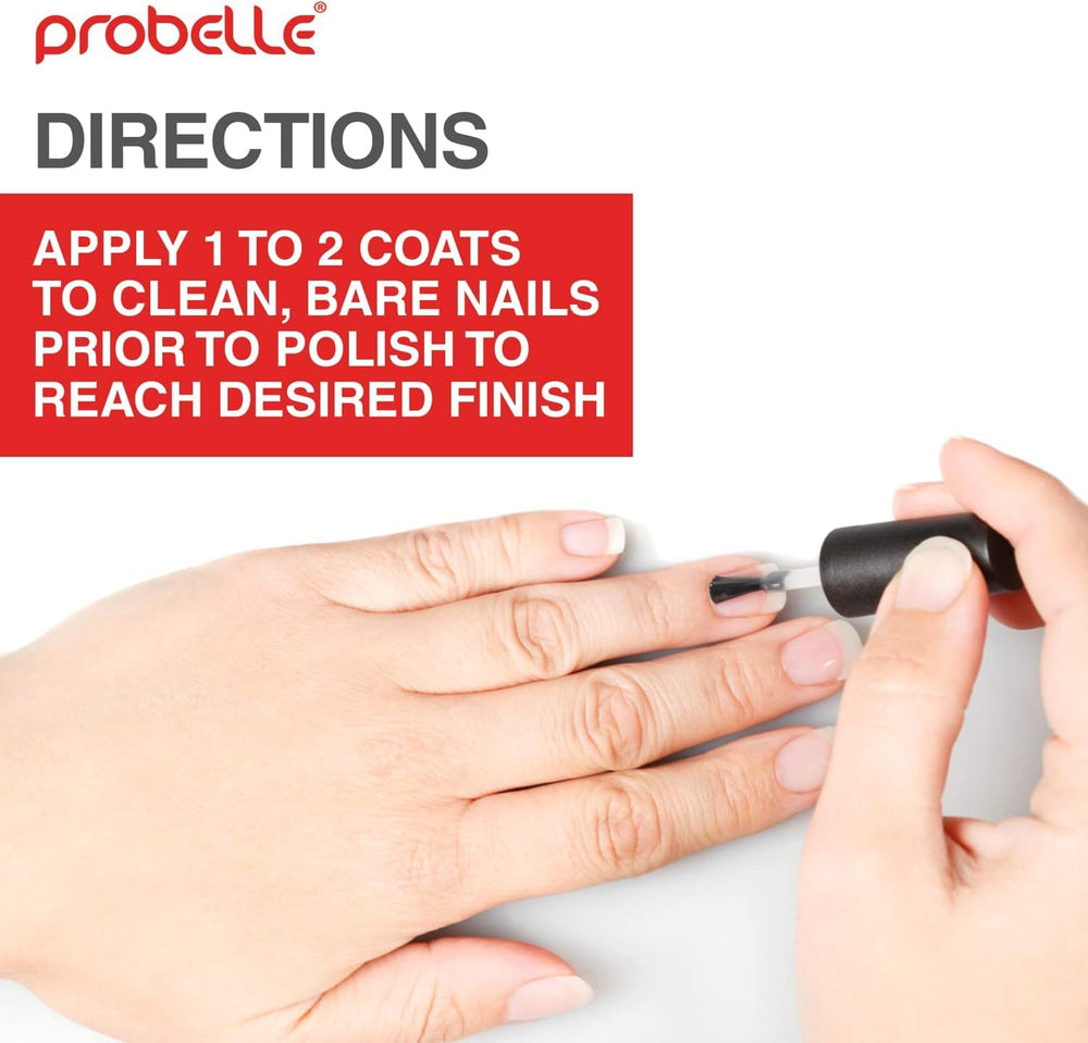 Probelle Hydrating Base Coat vegan formula label highlights ethical beauty
