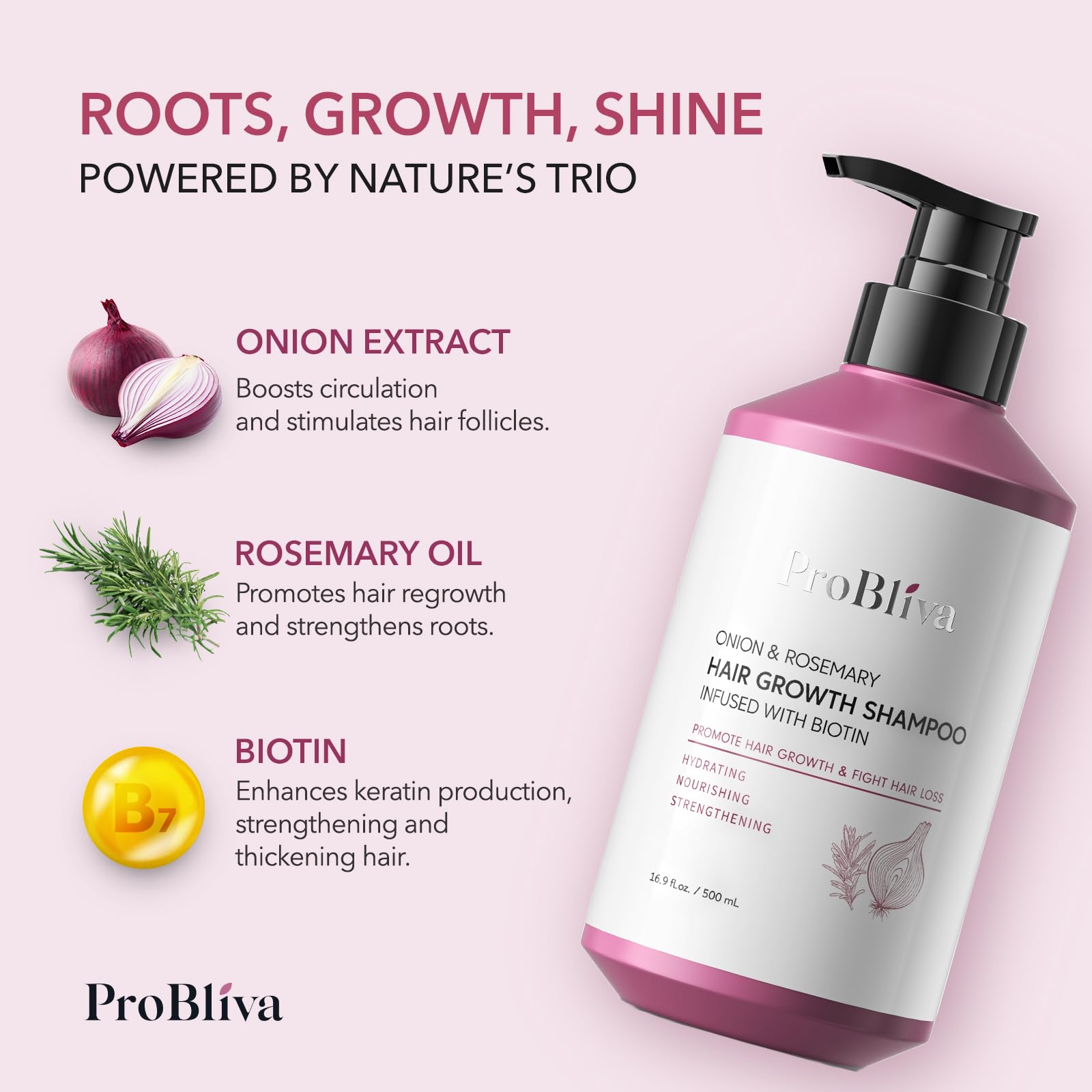 ProBliva for all hair types, suitable for curly and straight hair