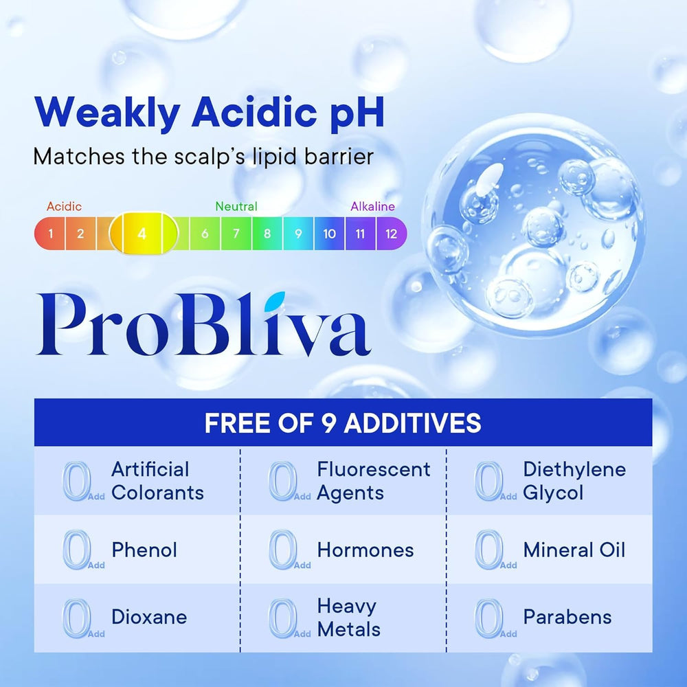 Close-up of tea tree, rosemary, and peppermint oils in ProBliva formula.