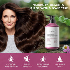ProBliva Onion Rosemary Shampoo pour shows easy application for even distribution