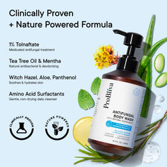 ProBliva witch hazel menthol aloe soothing splash indicating cooling relief.
