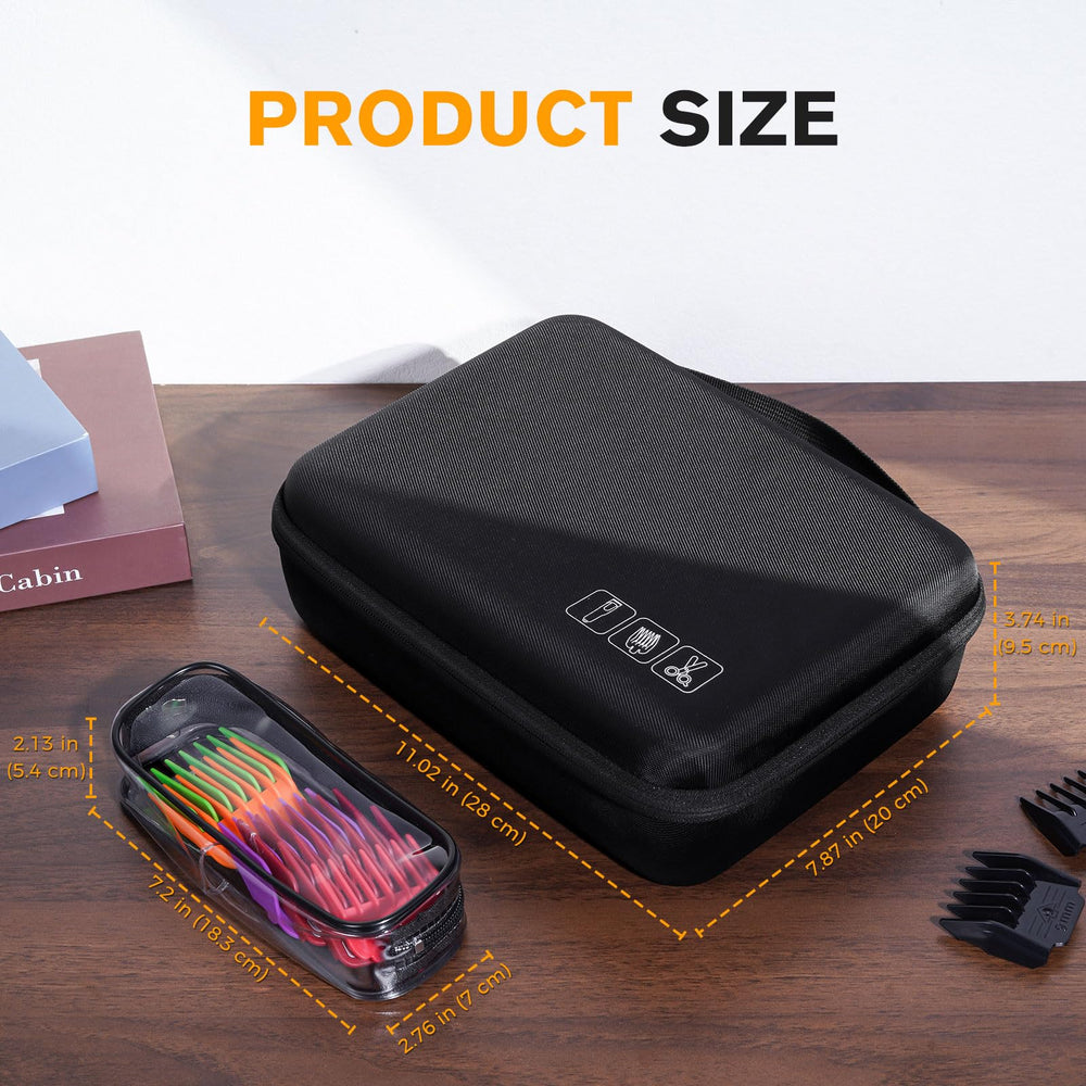 ProCase hard barber case protective shell highlights shock resistance and dust protection.
