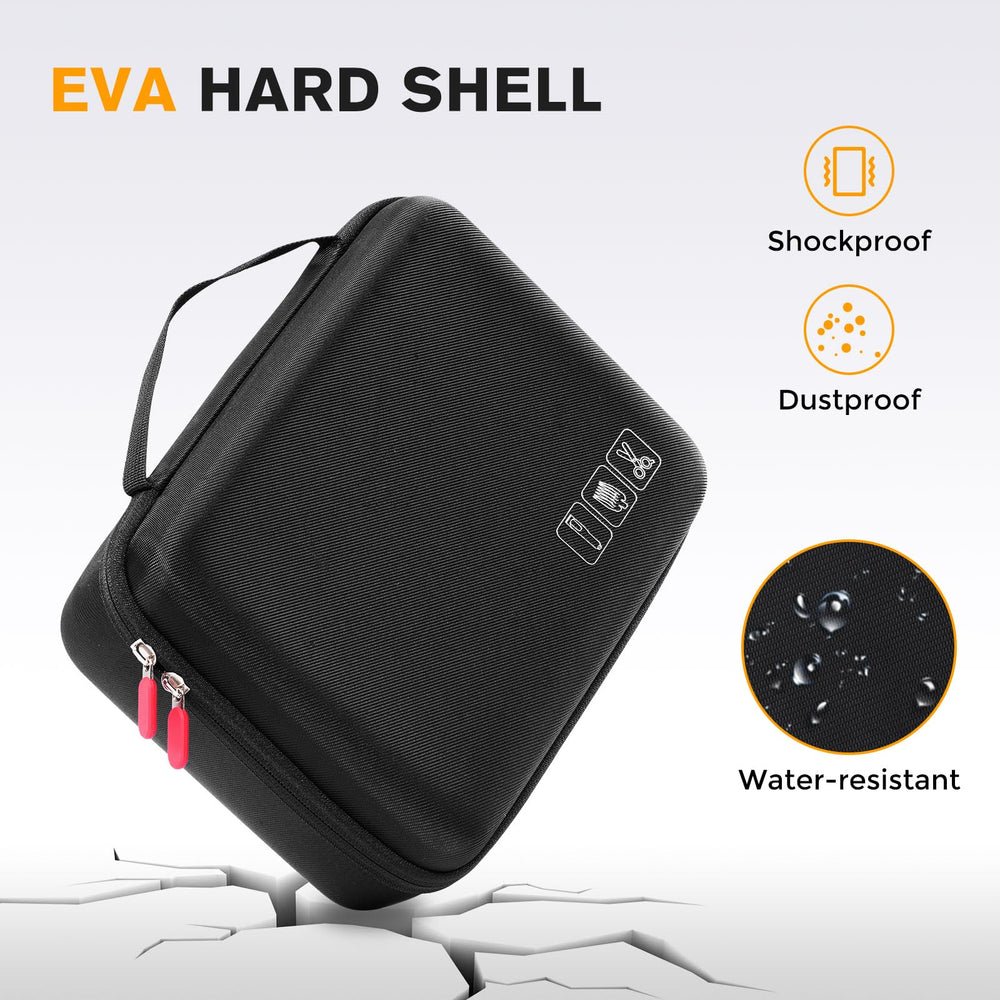 ProCase hard barber case compact hand strap enables easy carrying on the go.