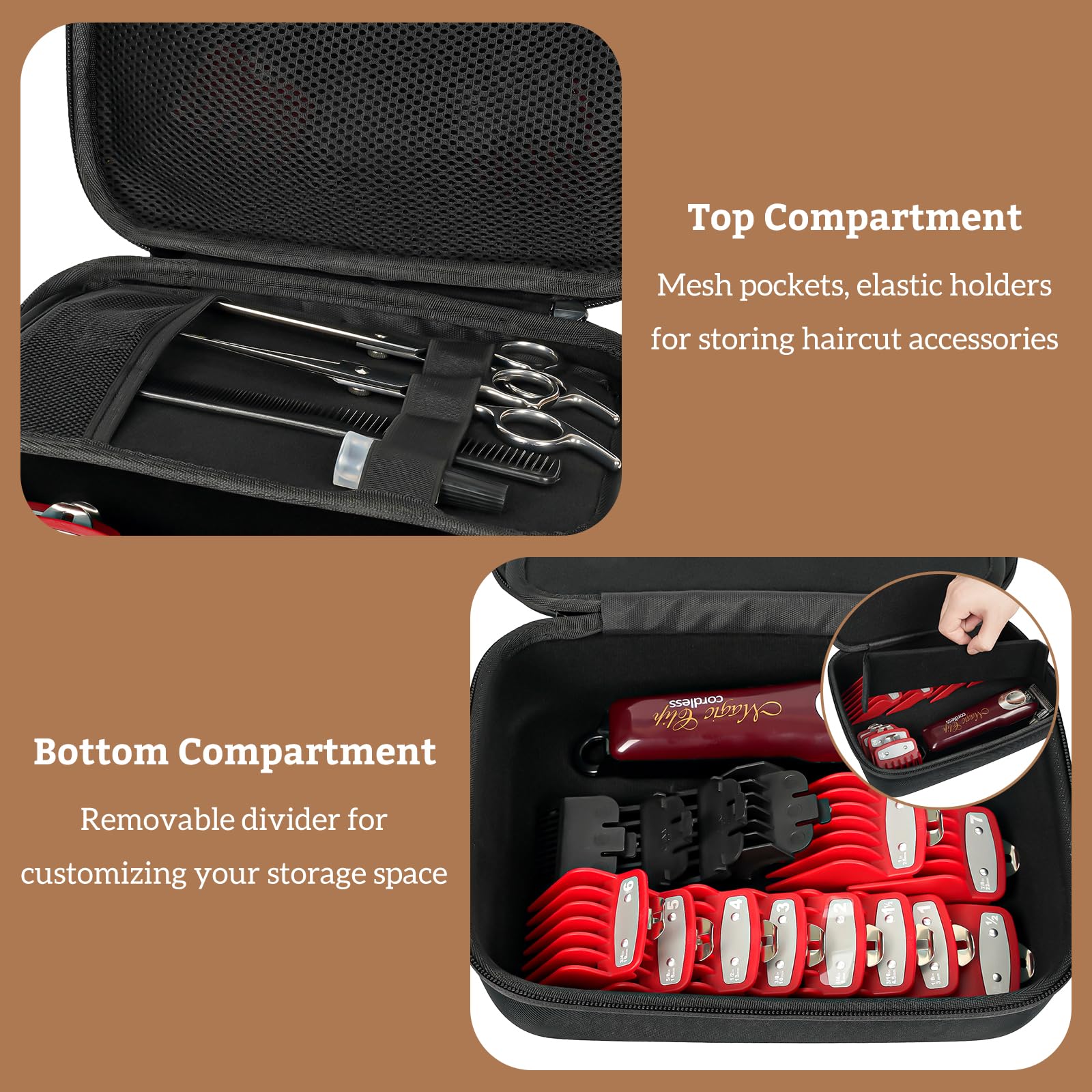 ProCase mesh pockets add storage for accessories and cables.