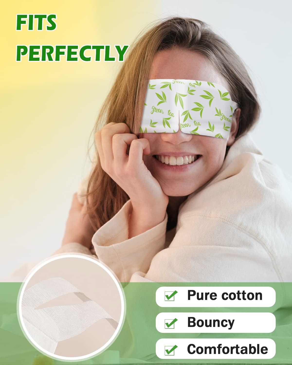 ProCIV eye mask relaxation setup near pillow for better rest